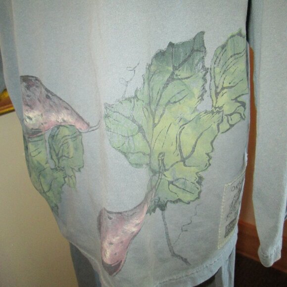 Blue Fish 1998 Richly Painted Pear Themed Long-Sleeve Top and Pocket Pants - Picture 11 of 14